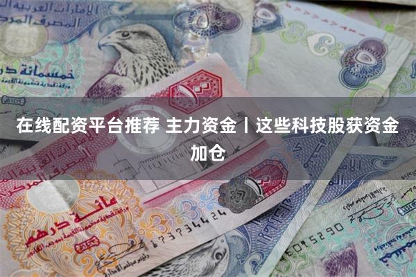 在线配资平台推荐 主力资金丨这些科技股获资金加仓