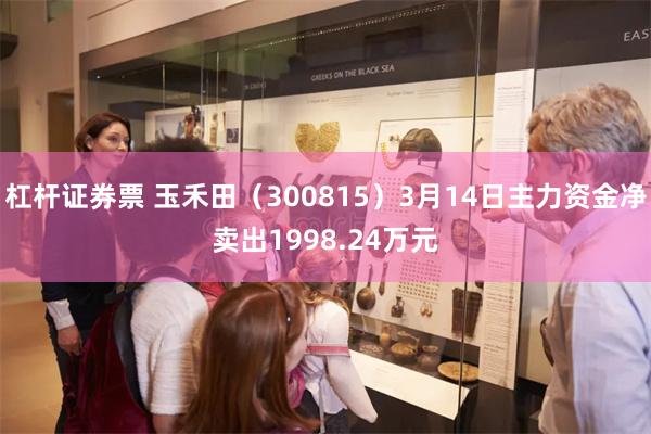 杠杆证券票 玉禾田（300815）3月14日主力资金净卖出1998.24万元