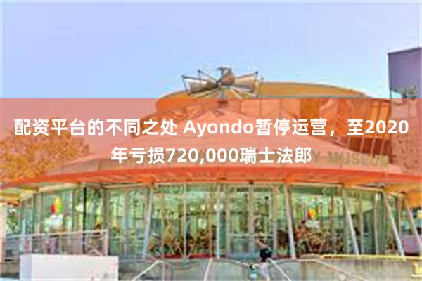配资平台的不同之处 Ayondo暂停运营，至2020年亏损720,000瑞士法郎